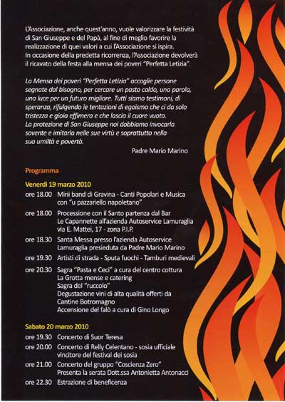 Festa San Giuseppe a Gravina