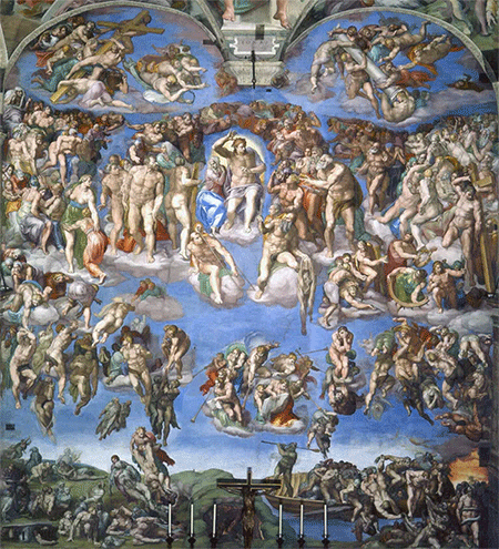 Il Giudizio Universale - Michelangelo - Cappella Sistina - Roma