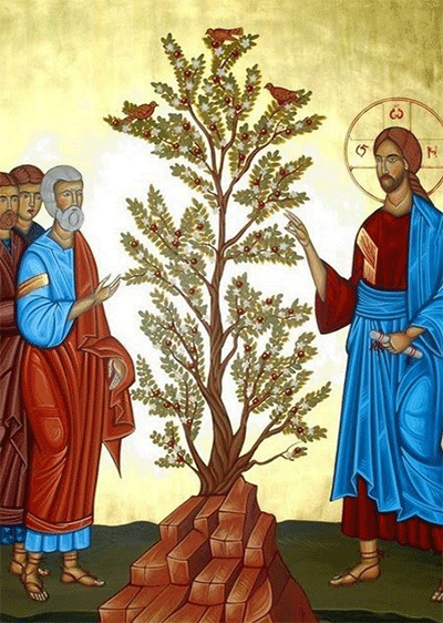Icona del seme e del granello di senape, Abbazia di Santa Maria di Pulsano