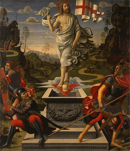 Resurrezione di Cristo, Domenico Ghirlandaio, Olio su pannello di pioppo, Staatliche Museen, Berlino